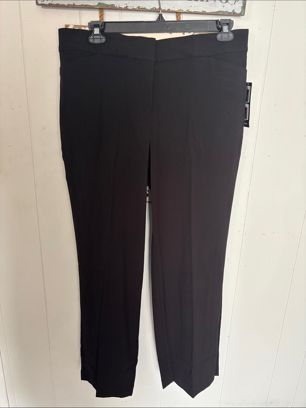 Plus size Kim Rogers Black High-Waist straight leg Pants